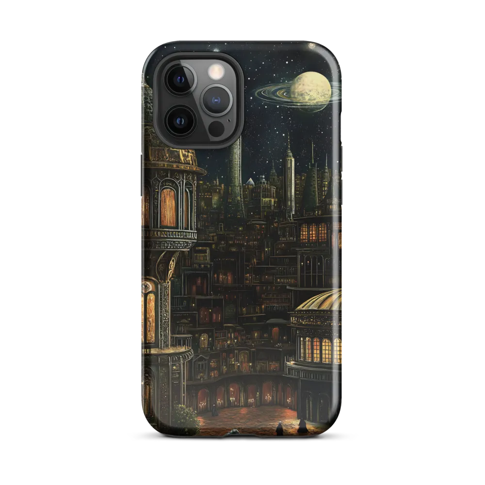 Celestial Enigma: A Surreal Cityscape