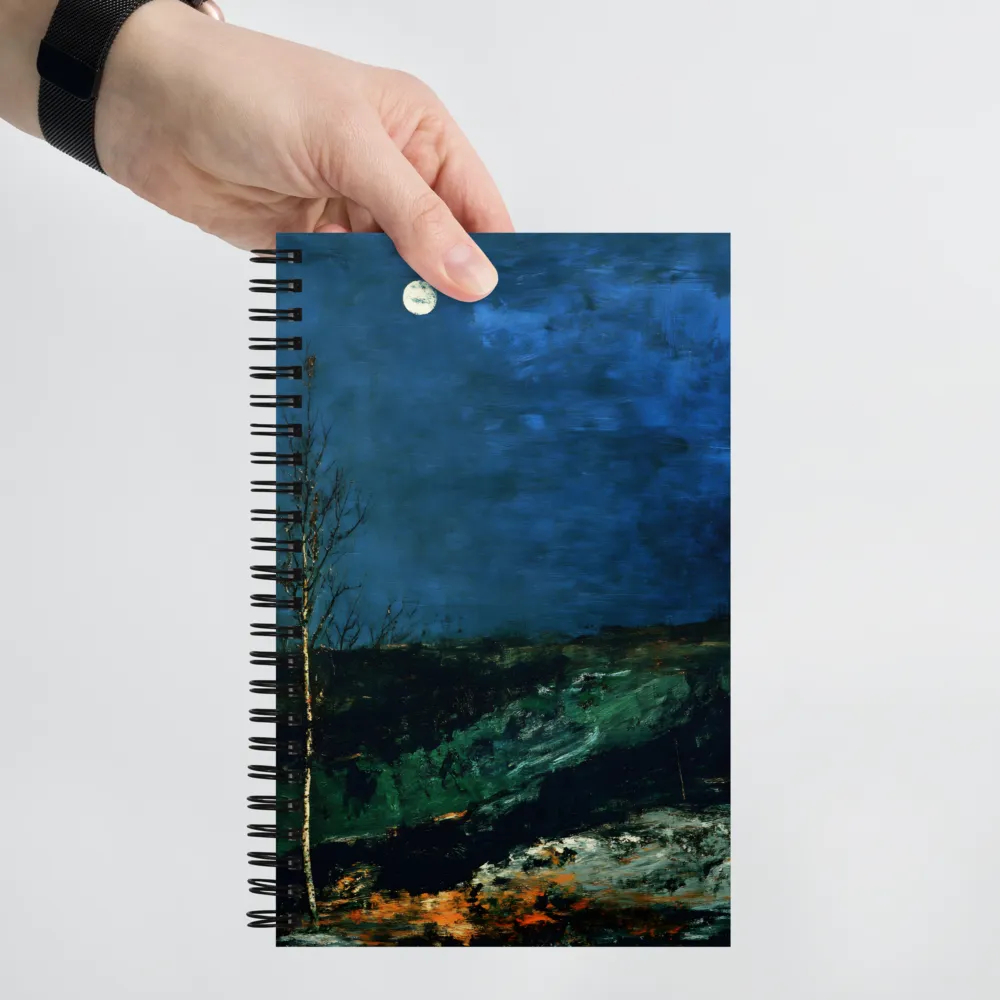 Moonlit Solitude | Spiral Notebook