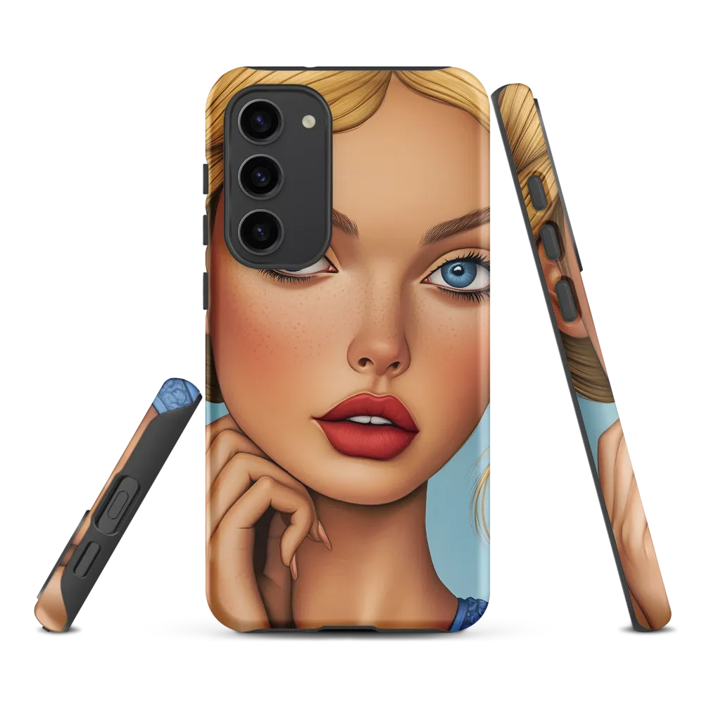 Serenity in Blue | Phone Case |  S23 Plus | Tough Case | Matte