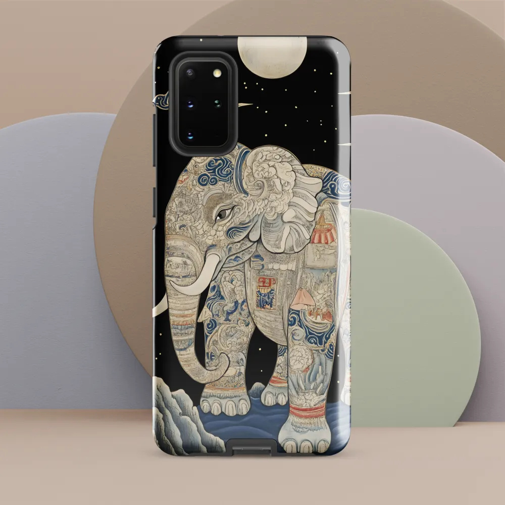 The Majestic Tale of the Painted Elephant | Phone Case |  S20 Plus | Tough Case | Glossy