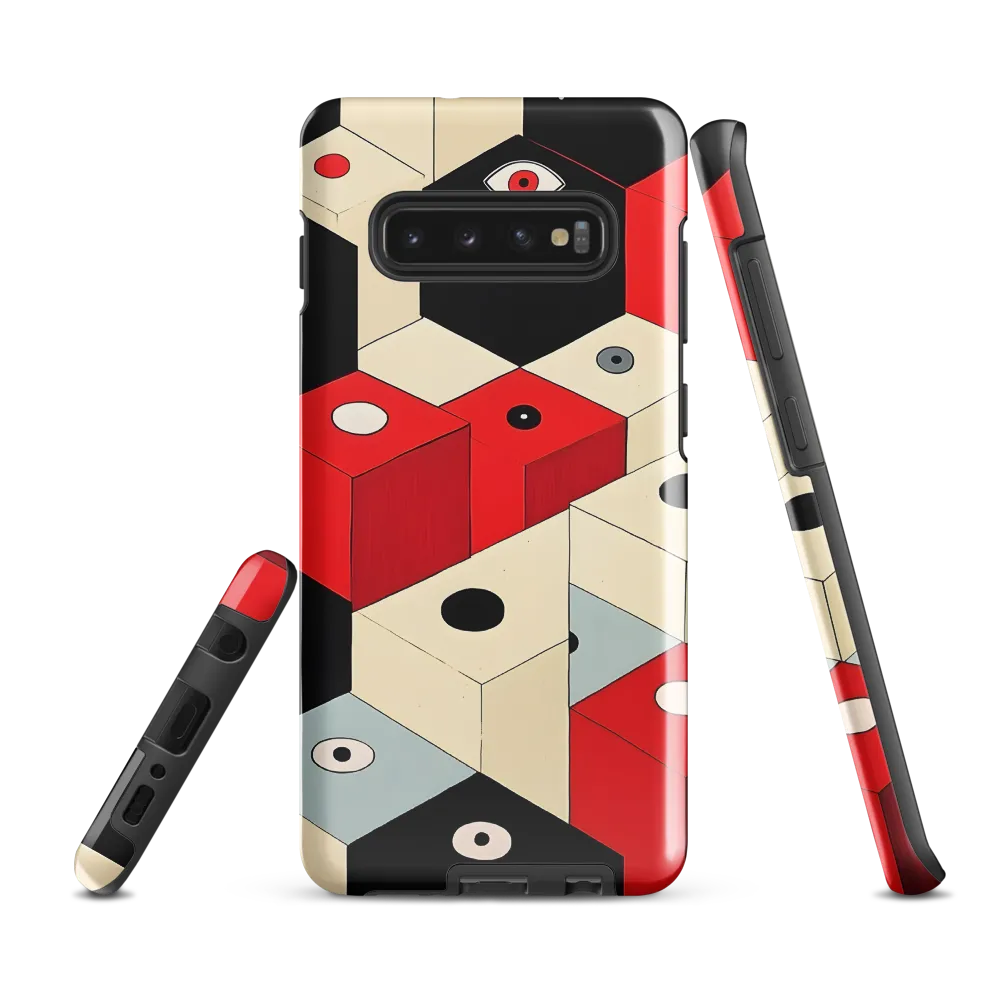 Dynamic Cubism | Phone Case |  S10 Plus | Tough Case | Glossy