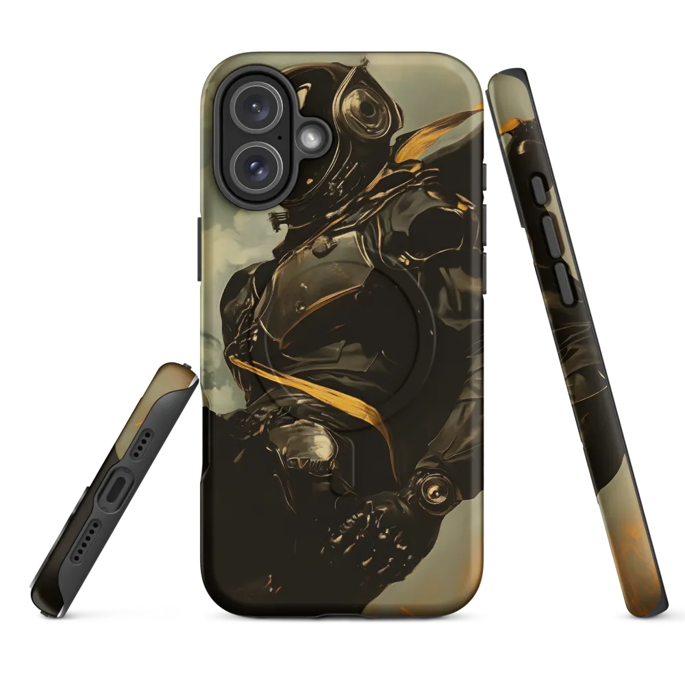 Ethereal Explorer: The Enigmatic Astronaut | Phone Case |  16 Plus | MagSafe® Tough Case | Matte