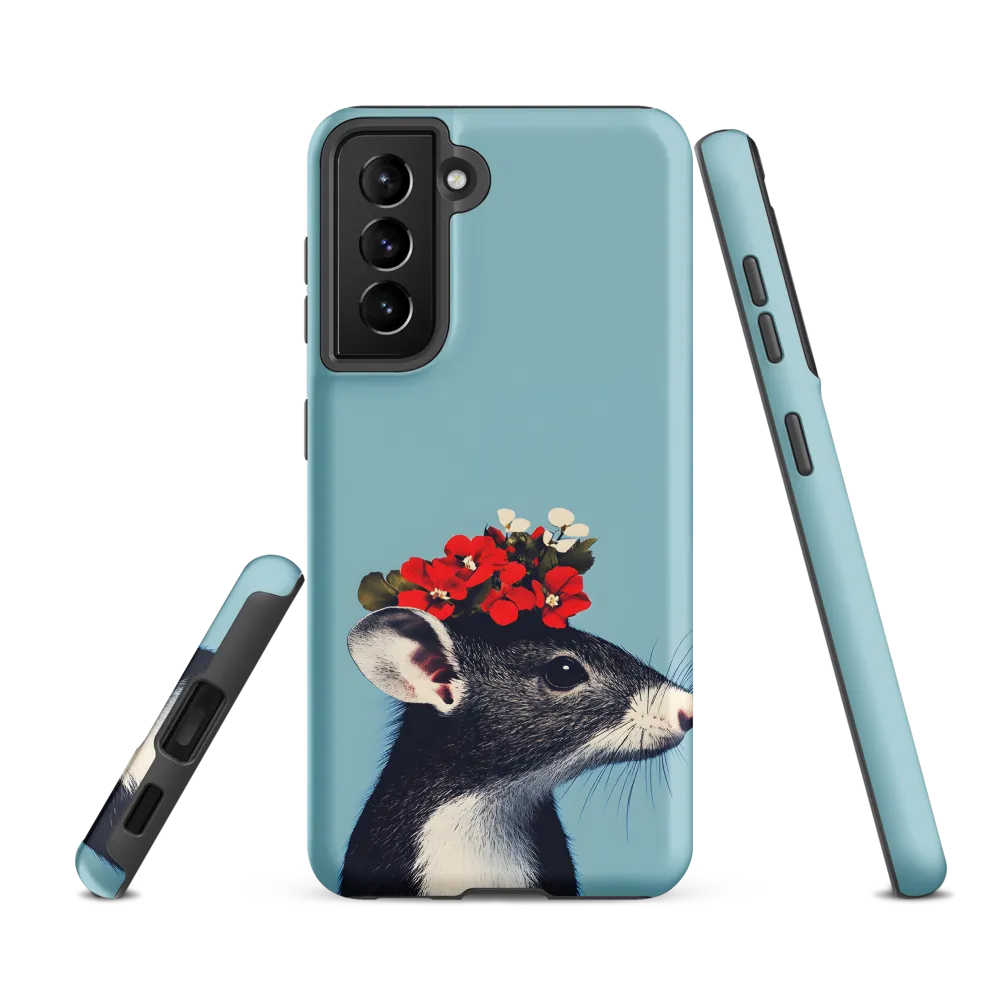 Whimsical Flora: A Mouse's Floral Crown