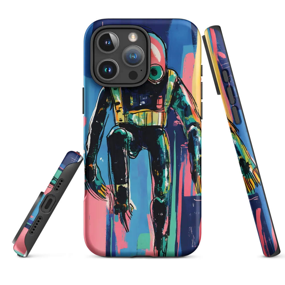 Diver in Vibrant Motion