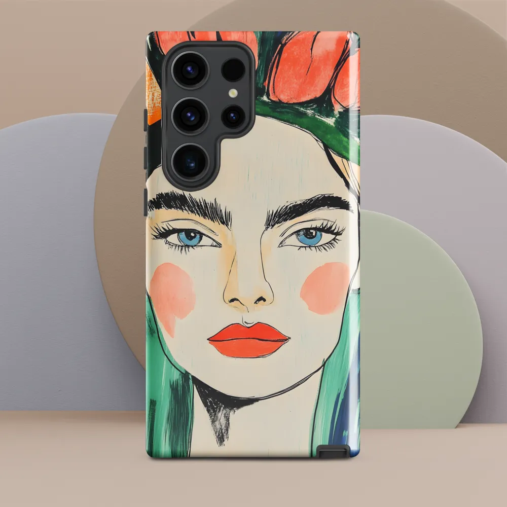 Radiant Bloom: A Serene Portrait