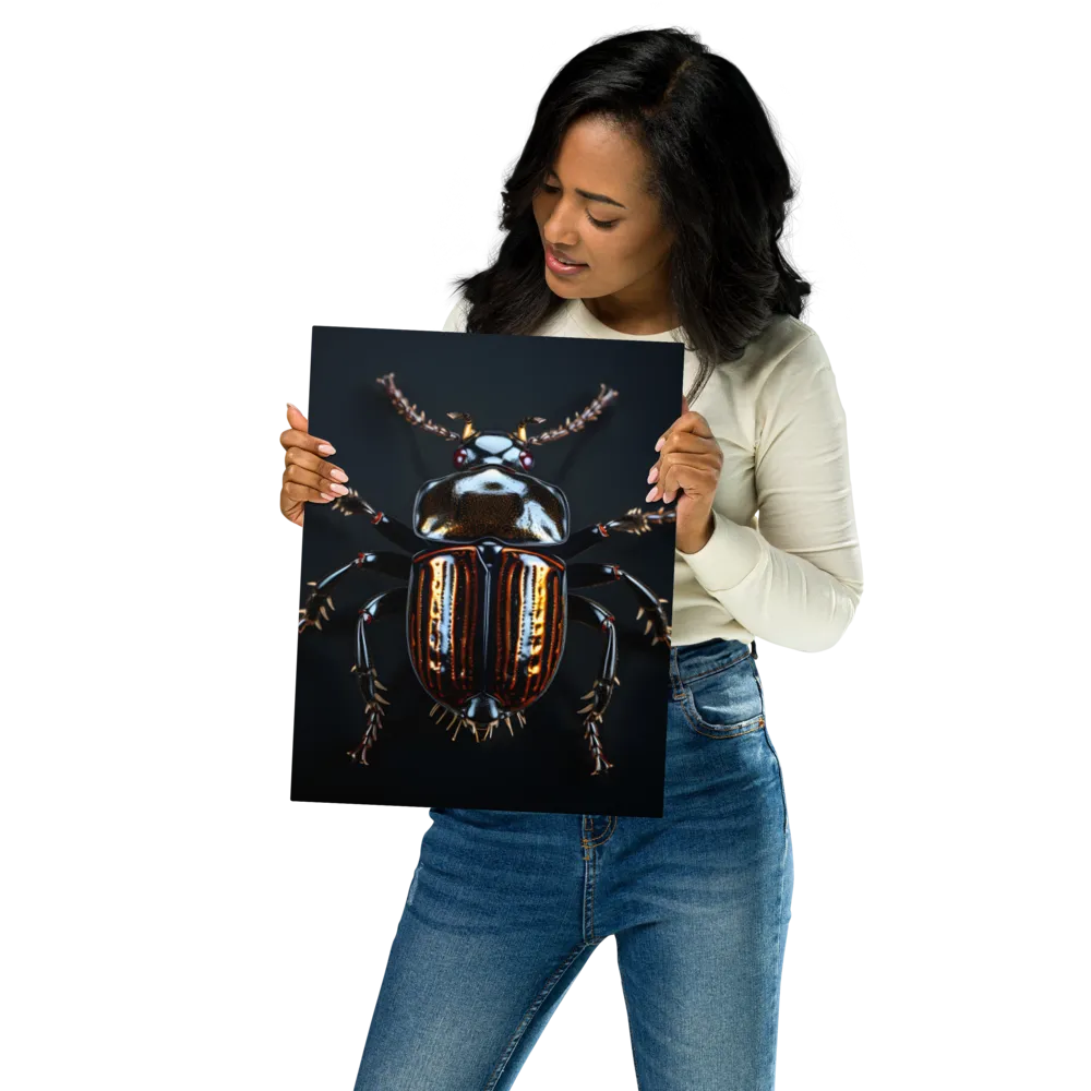 Luminous Insect Majesty | Metal Print | 11″×14″