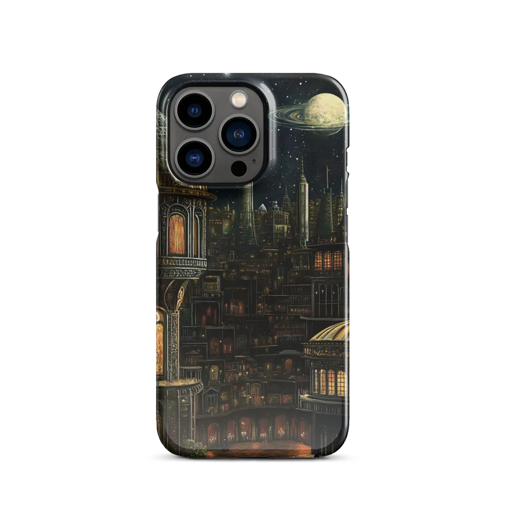 Celestial Enigma: A Surreal Cityscape