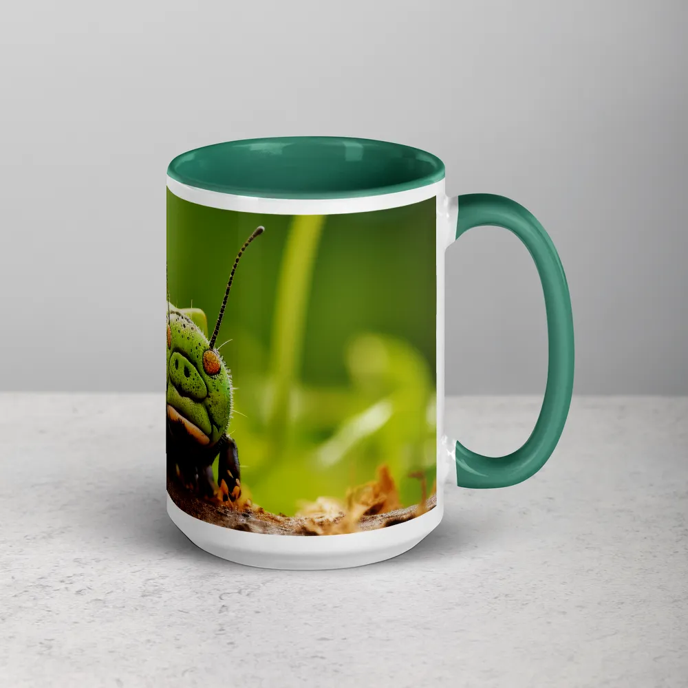 Emerald Walker — Macro Portrait of a Caterpillar