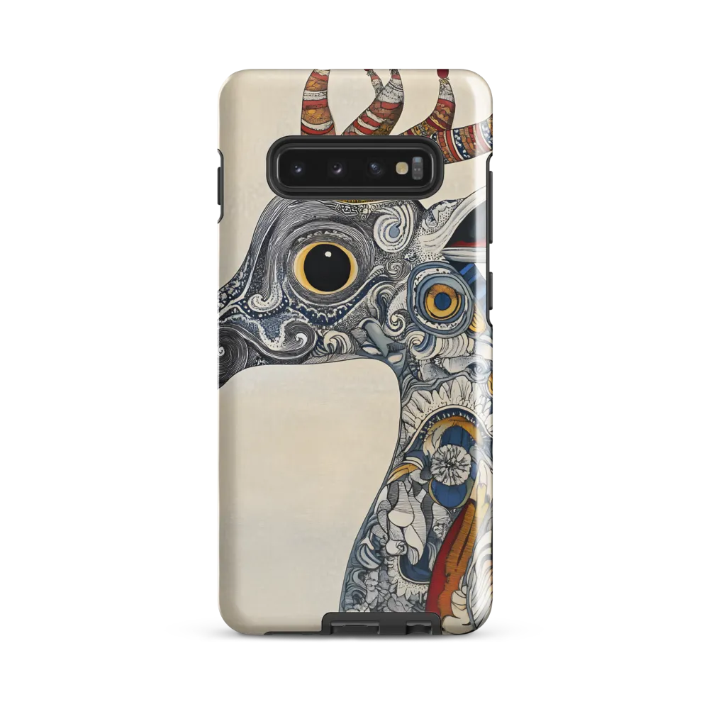 Whimsical Elegance: The Surreal Giraffe | Phone Case |  S10 Plus | Tough Case | Glossy