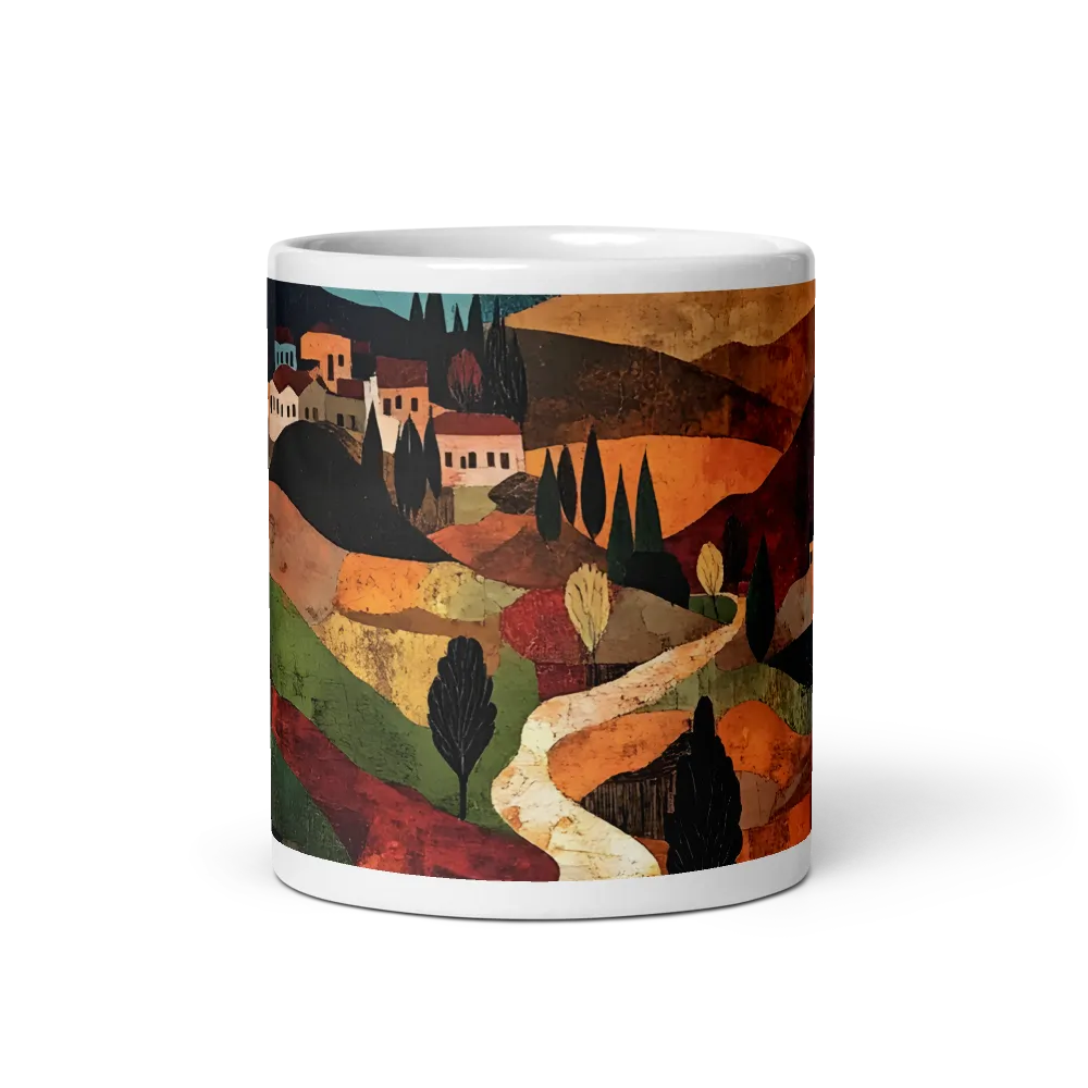 Harmony in Colorful Hills | Mug with White inside | 11 oz