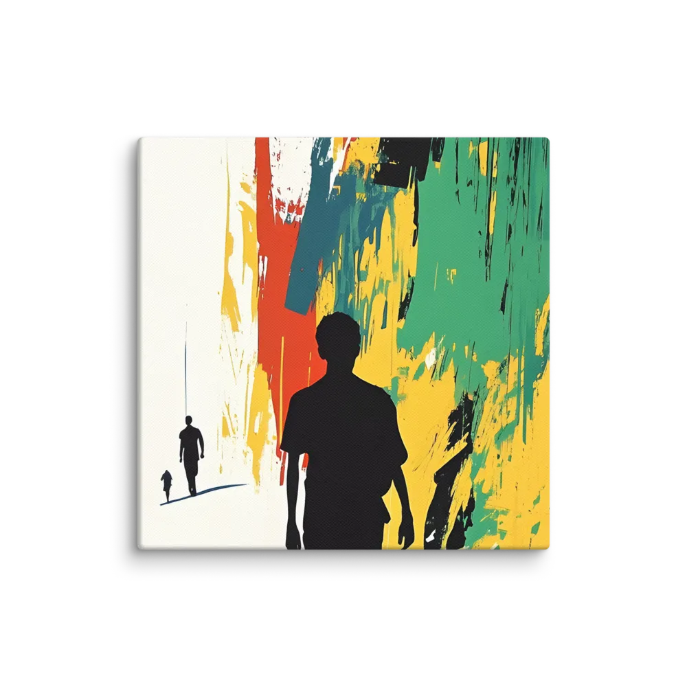 Journey of Silhouettes | Canvas | 12″×12″