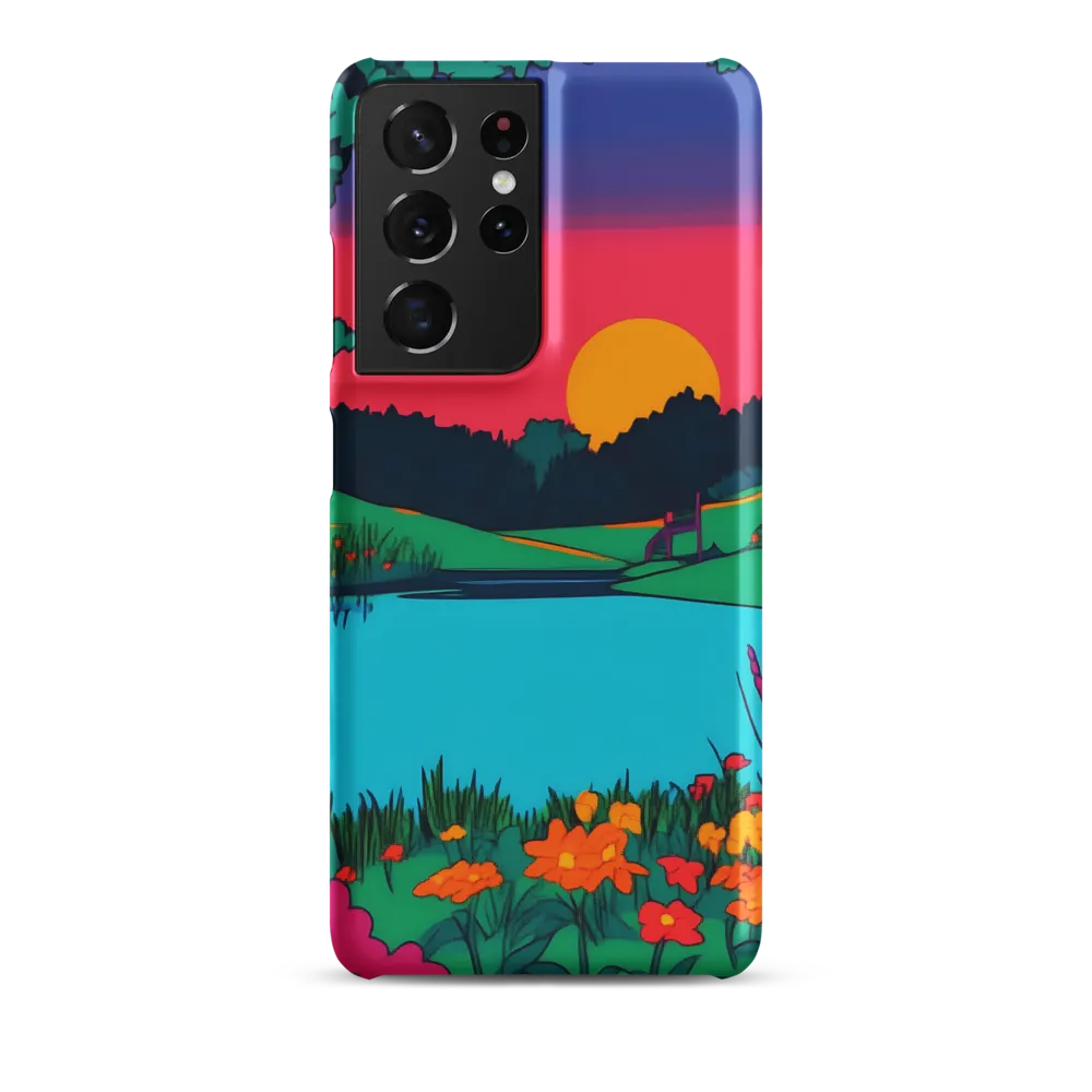 Serenity at Sunset | Phone Case |  S21 Ultra | Snap Case | Matte