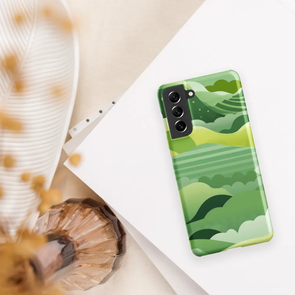 Tranquility in Green Waves