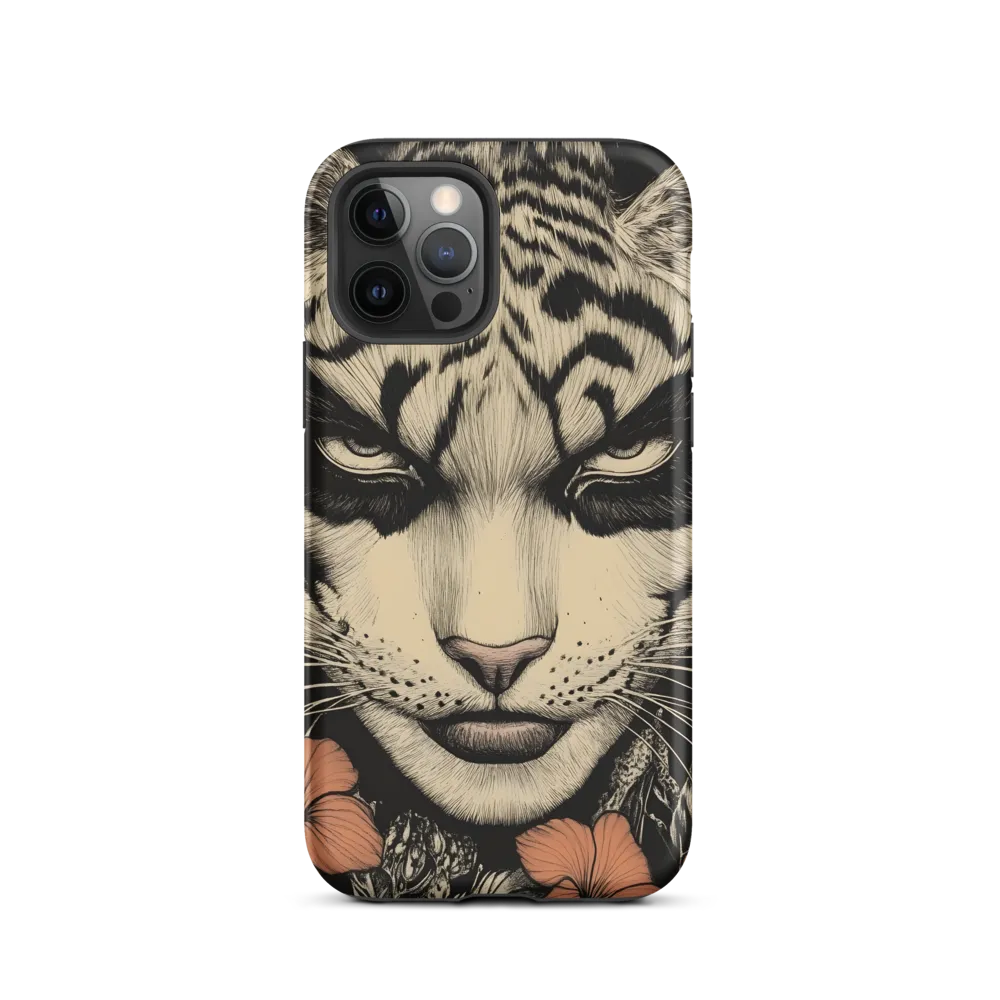 Feline Majesty: The Human-Leopard Connection | Phone Case |  12 Pro | Tough Case | Matte