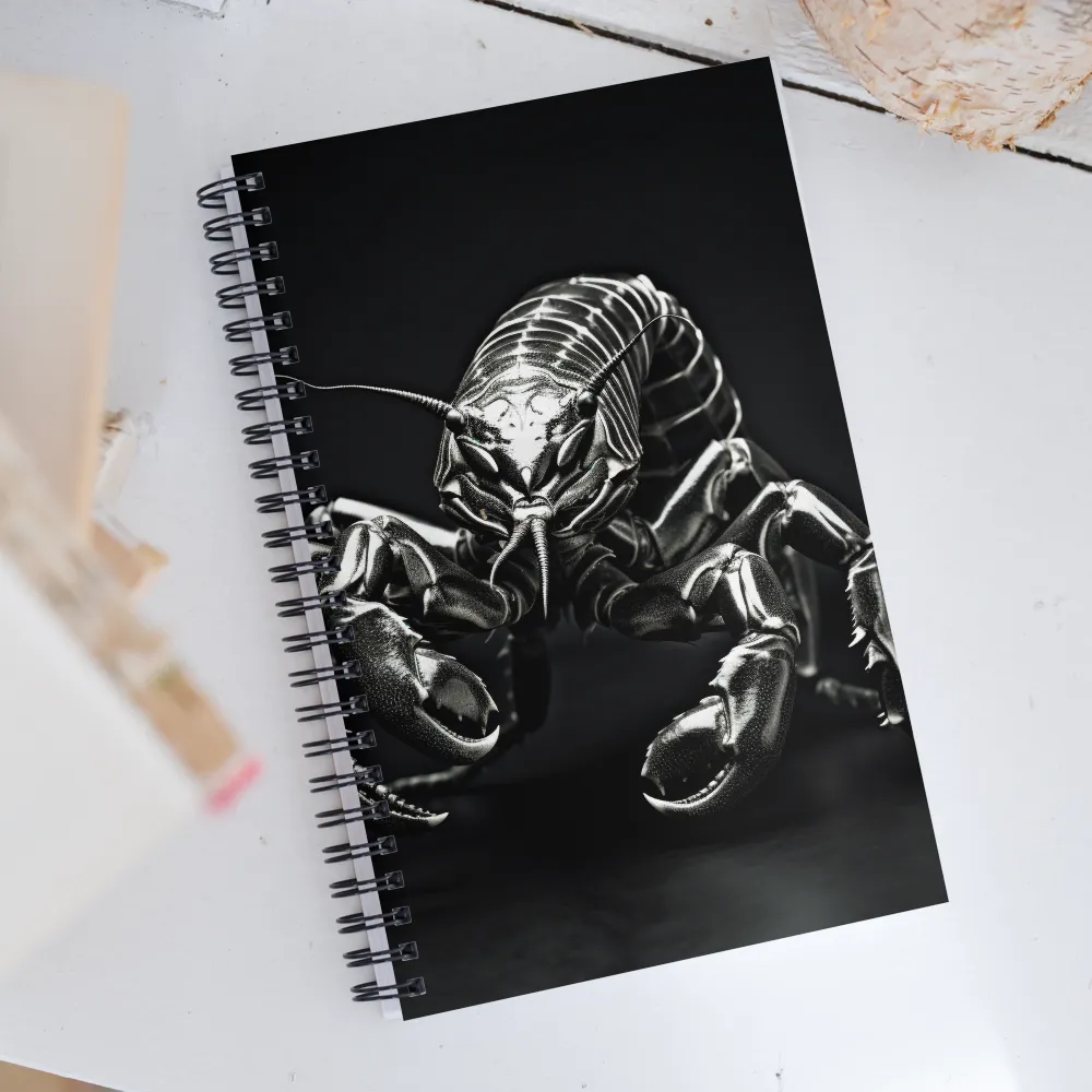 Lobster in Metallic Splendor | Spiral Notebook