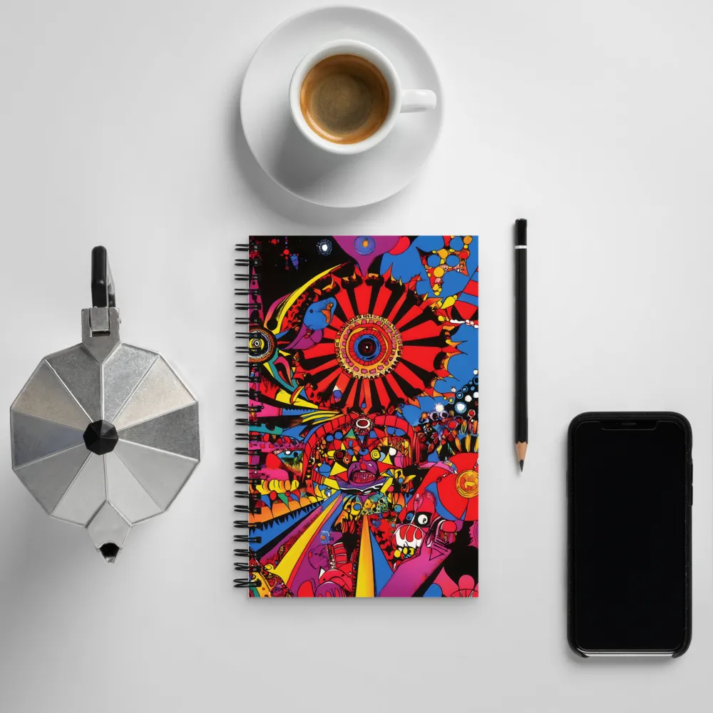 Cosmic Kaleidoscope | Spiral Notebook