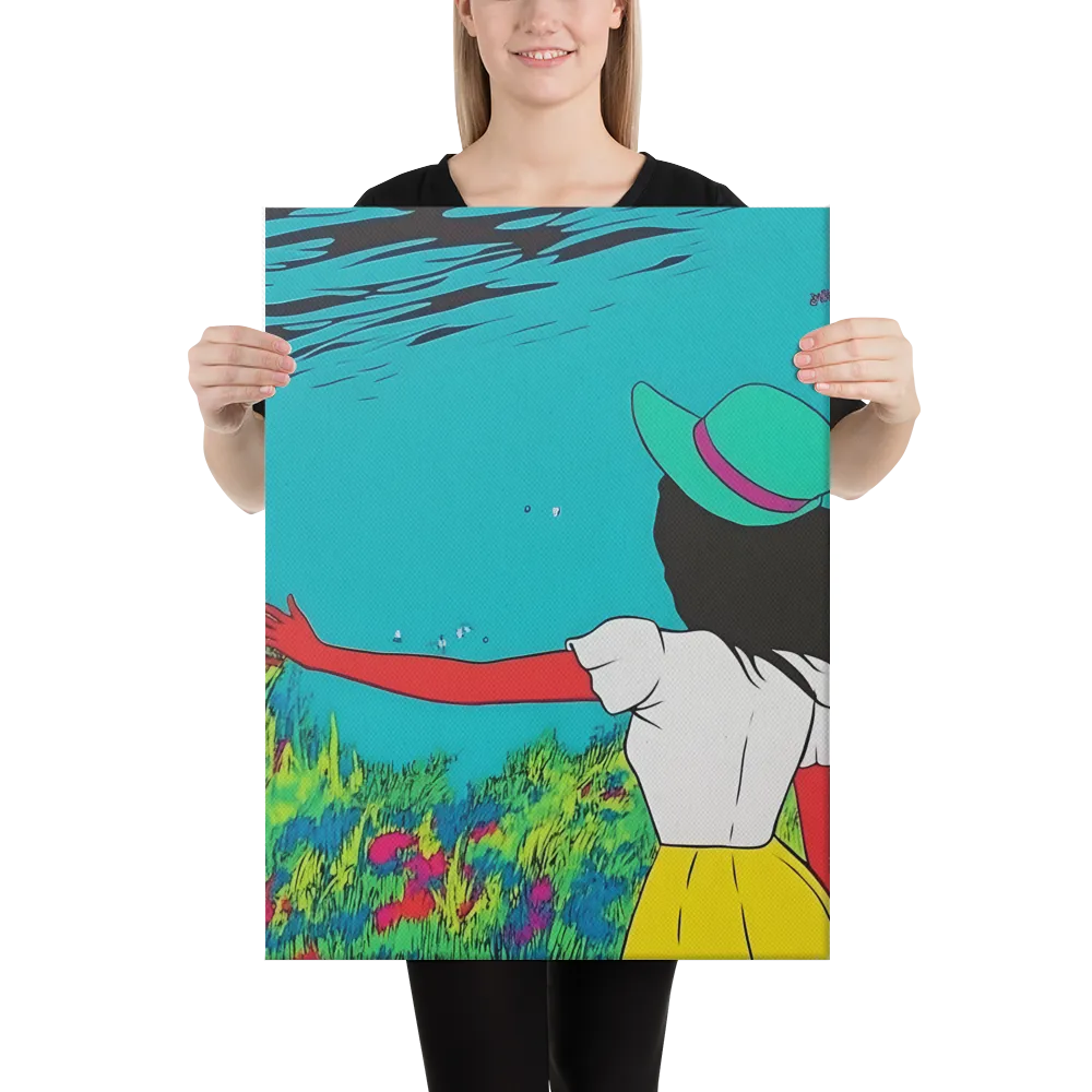 Whimsical Encounter | Canvas | 18″×24″