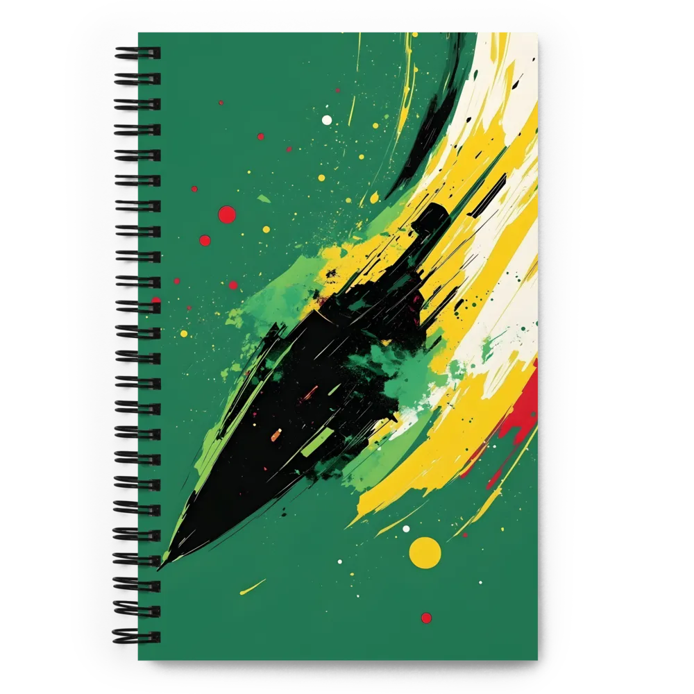 Velocity in Motion | Spiral Notebook