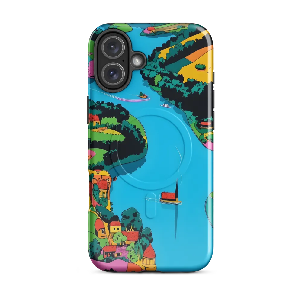 Whimsical River Landscape