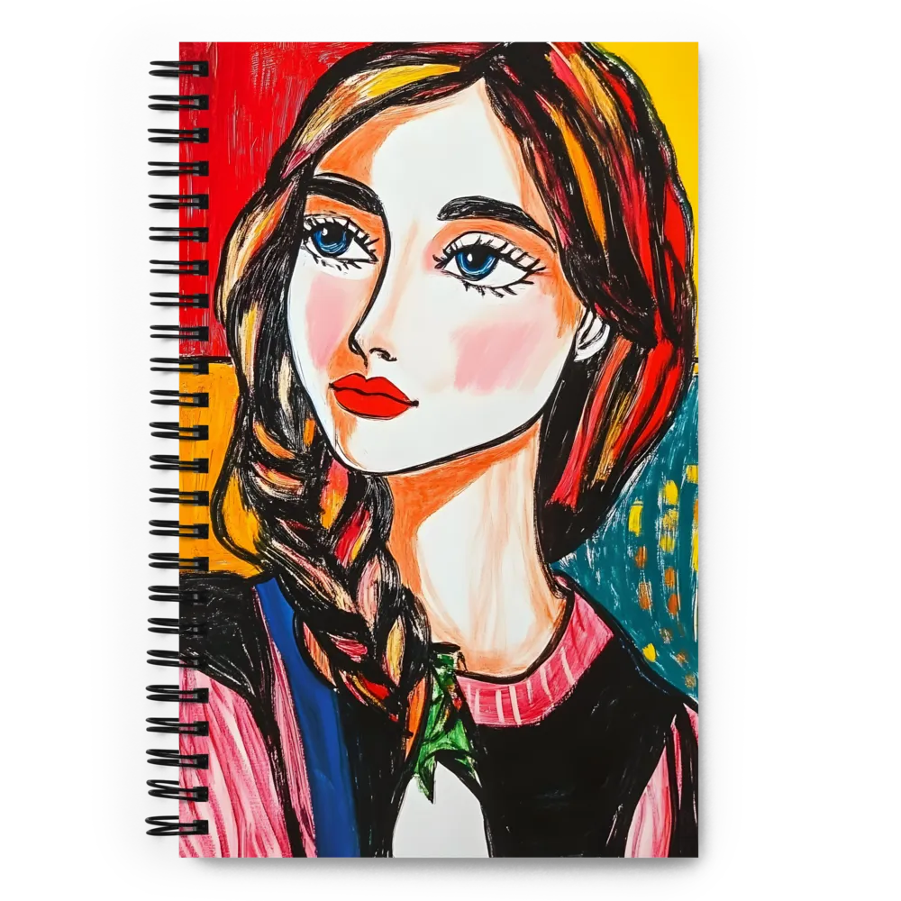 Confident Gaze | Spiral Notebook