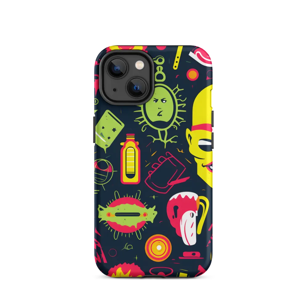 Neon Revelry: A Quirky Exploration of Modern Pop Art