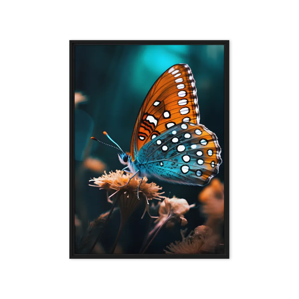 Whispers of Color: The Butterfly's Embrace