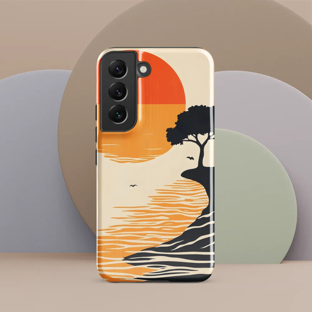 Serene Sunset | Phone Case |  S22 | Tough Case | Glossy
