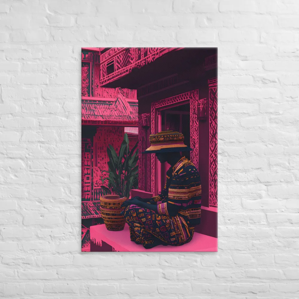 Harmony in Pink: A Cultural Reflection | Art Print