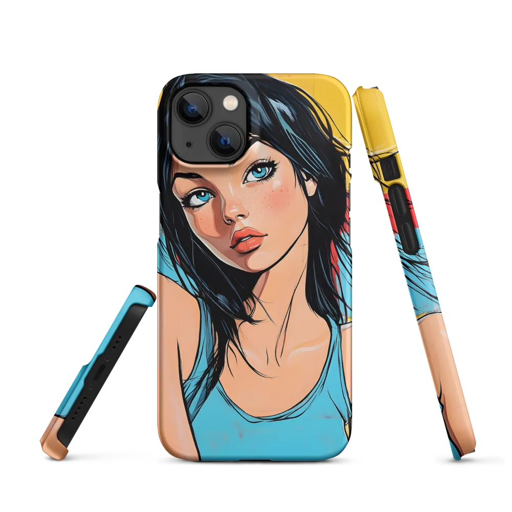 Vibrant Portrait of Modern Youth | Phone Case |  13 | Snap Case | Matte