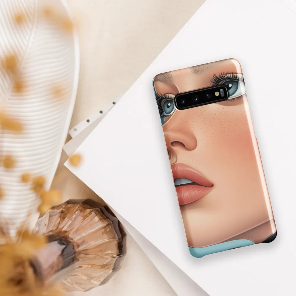 Serenity in Blue | Phone Case |  S10 Plus | Snap Case | Glossy