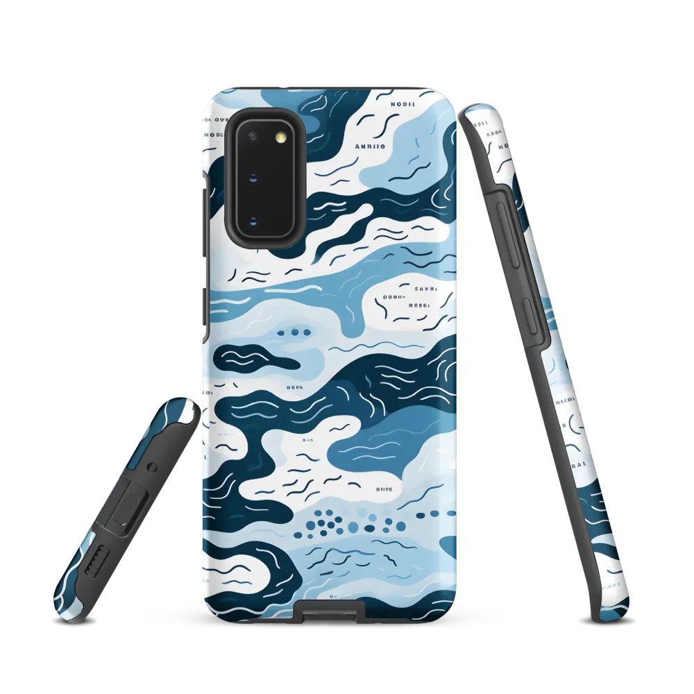 Flowing Waters: An Abstract Journey | Phone Case |  S20 | Tough Case | Matte