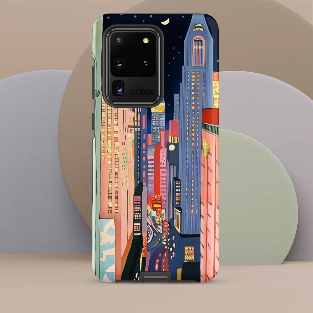 Urban Dreamscape: A Pop Art Night | Phone Case |  S20 Ultra | Tough Case | Matte