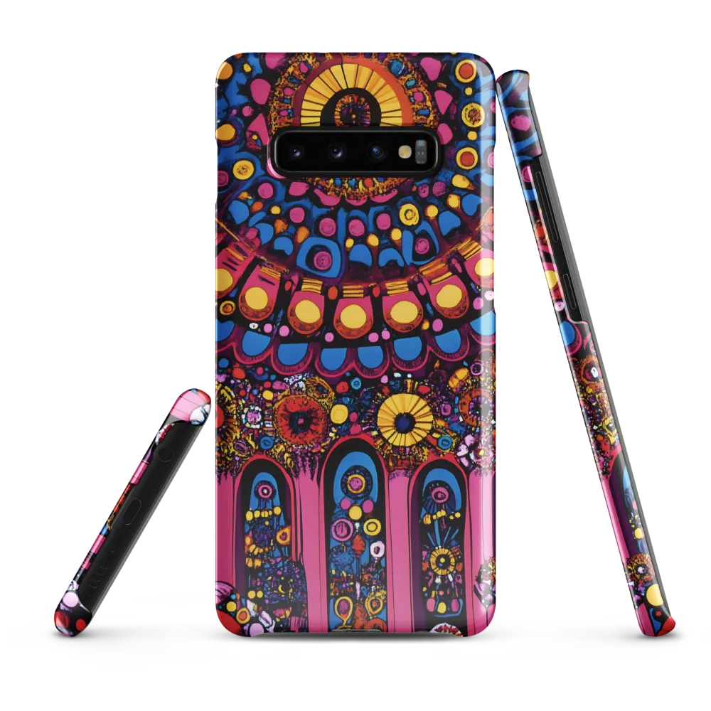 Whimsical Mandala Symphony | Phone Case |  S10 Plus | Snap Case | Glossy