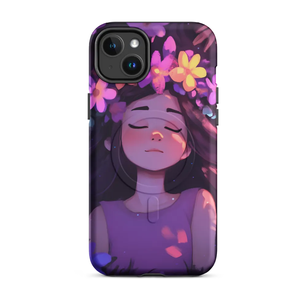 Serenade in Bloom | Phone Case |  14 Plus | MagSafe® Tough Case | Matte
