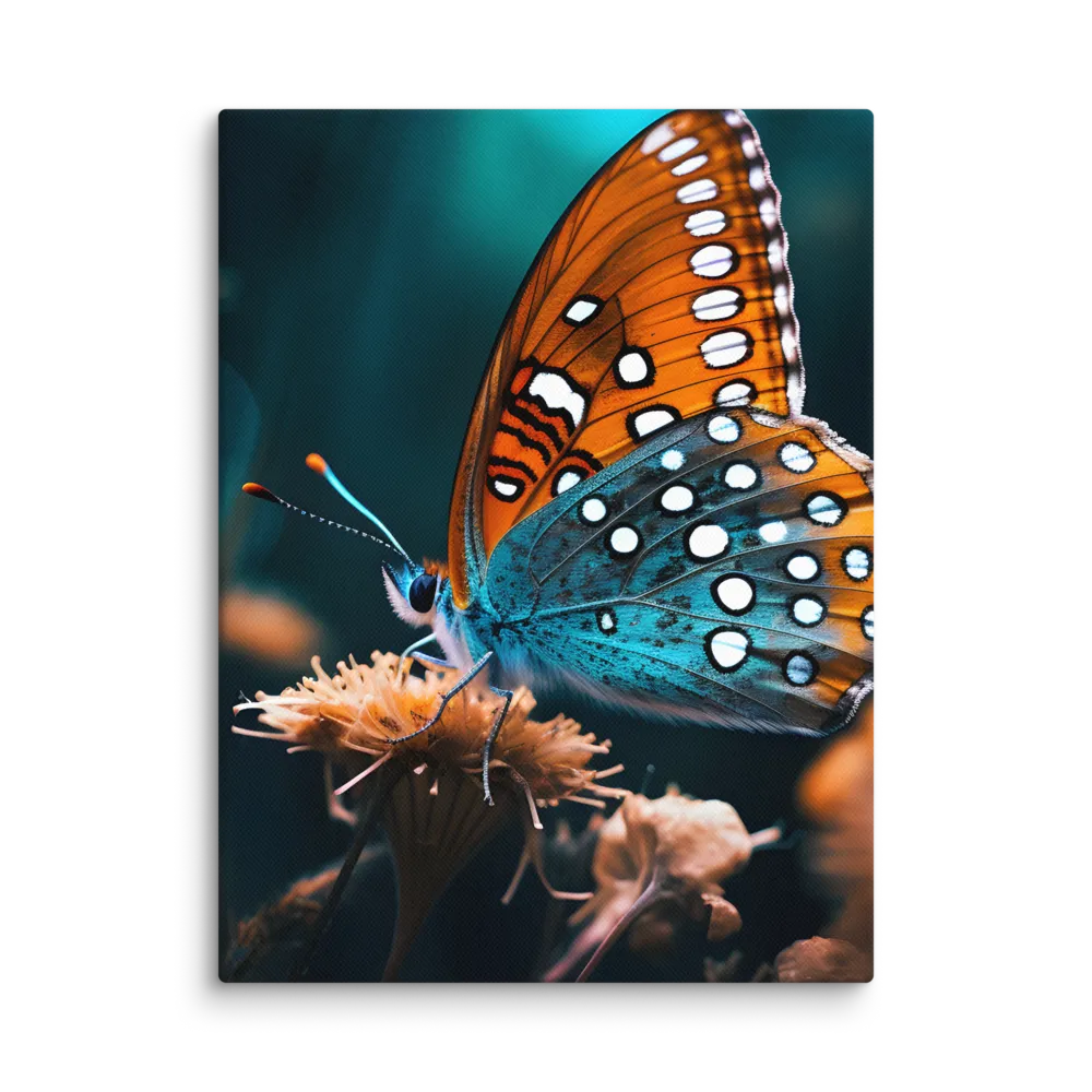 Whispers of Color: The Butterfly's Embrace