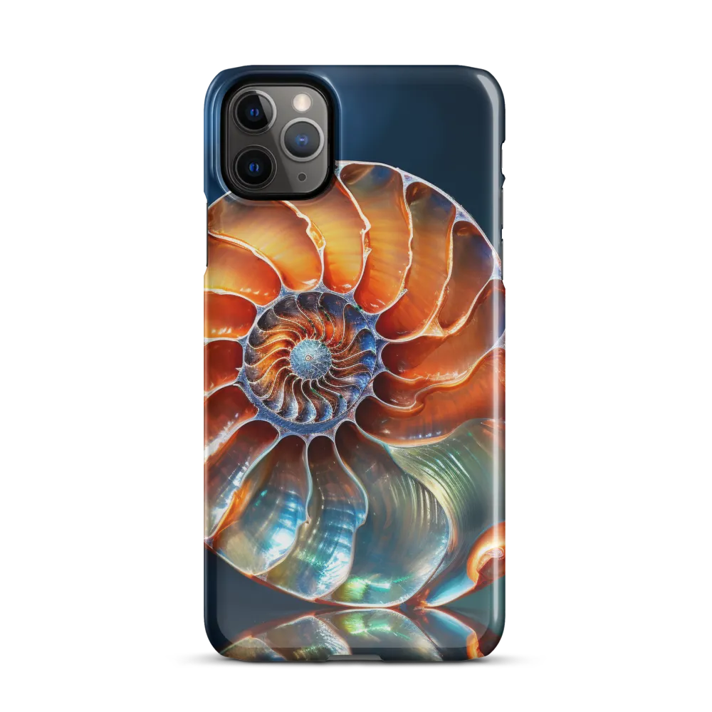 Elegance of the Nautilus Shell | Phone Case |  11 Pro Max | Snap Case | Glossy