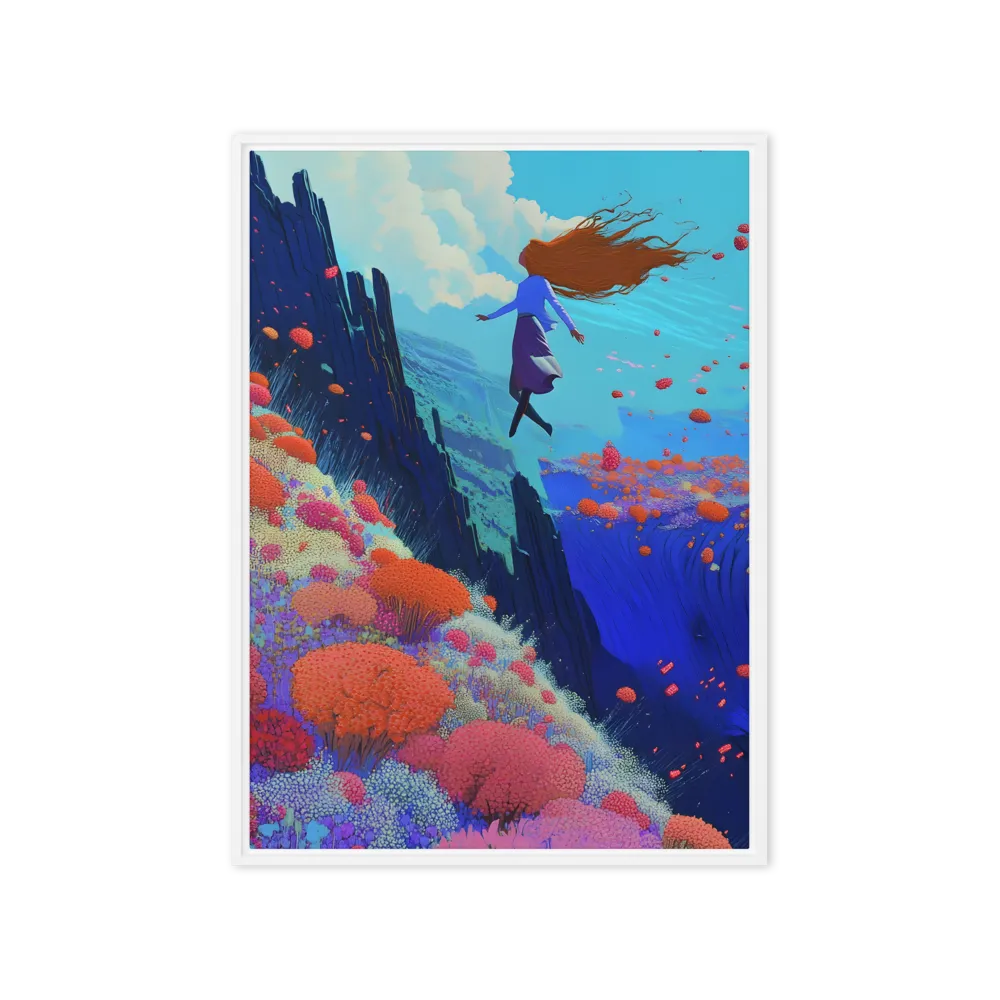 Whispers of Freedom | Canvas with White Frame | 20″×28″