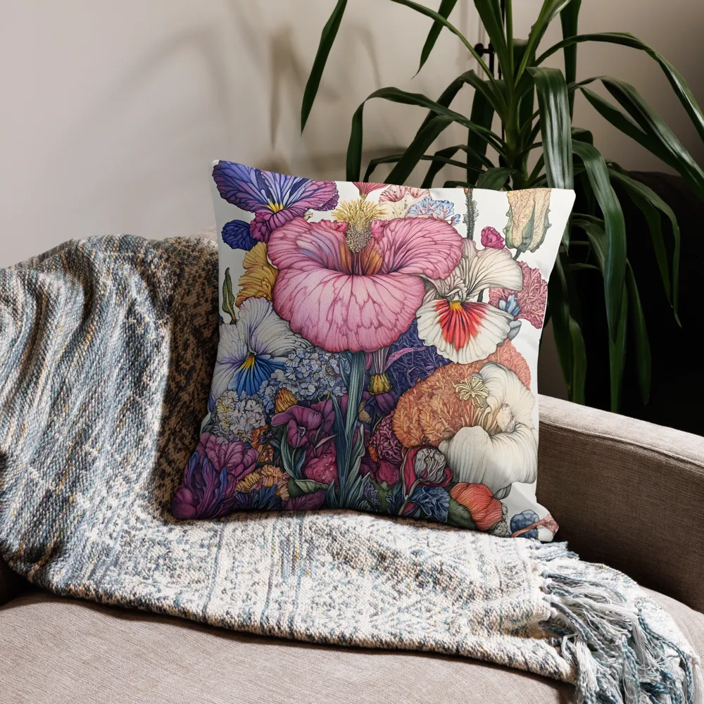 Blooming Opulence | Pillow | 22″×22″