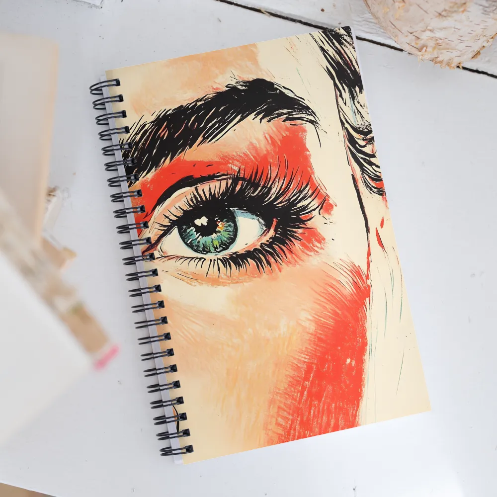 Gaze of Emotion | Spiral Notebook