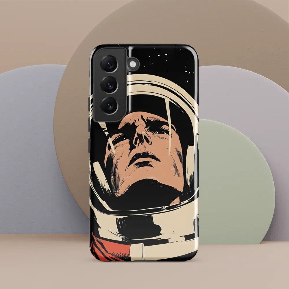 Gaze of the Astronaut | Phone Case |  S22 | Tough Case | Glossy
