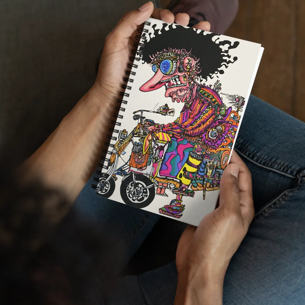 Whimsical Ride | Spiral Notebook