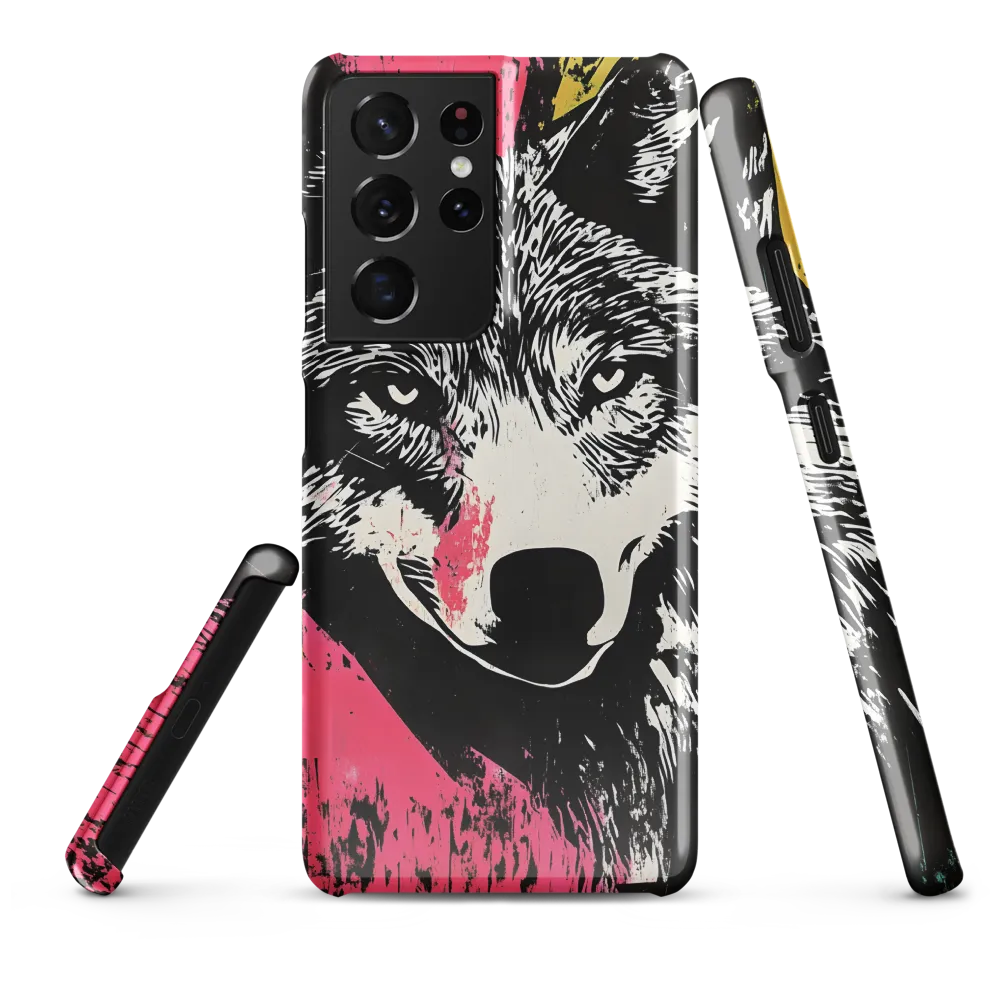 Intense Gaze of the Wolf
