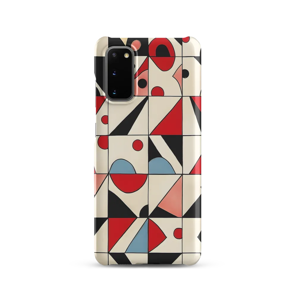Dynamic Geometric Harmony | Phone Case |  S20 | Snap Case | Matte