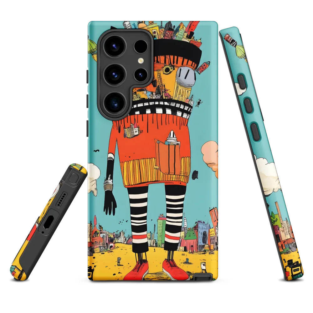 Urban Fantasia: A Whimsical Encounter | Phone Case |  S24 Ultra | Tough Case | Matte