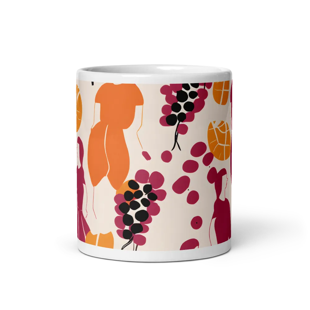 Fashion and Flora: An Abstract Dance | Mugs | Multiple Sizes & Colors