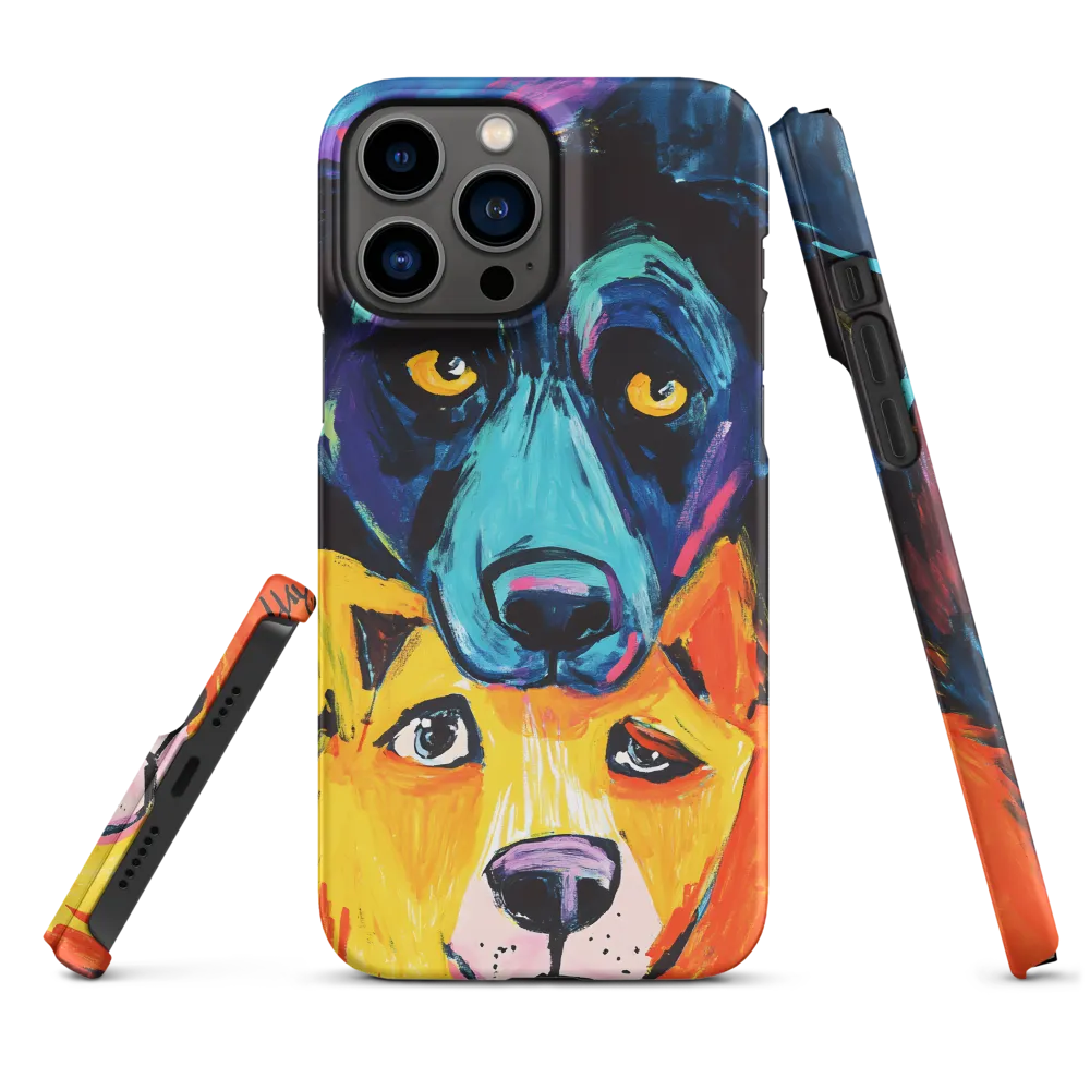 Vibrant Companions: An Expression of Canine Spirit
