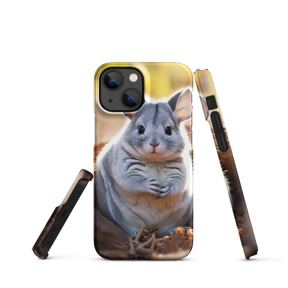 Gentle Whispers of Nature: The Chinchilla | Phone Case |  13 Mini | Snap Case | Matte