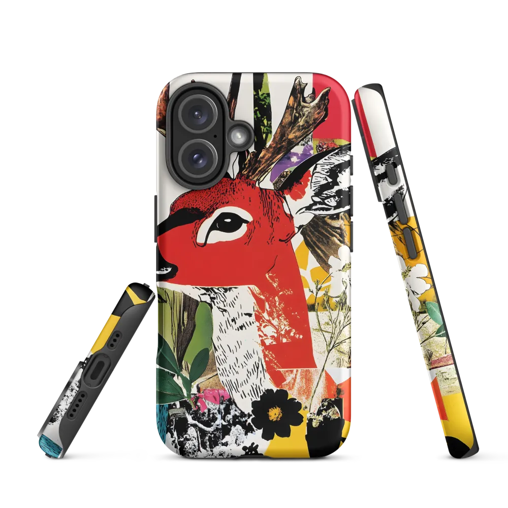 Vibrant Harmony: The Deer in Nature | Phone Case