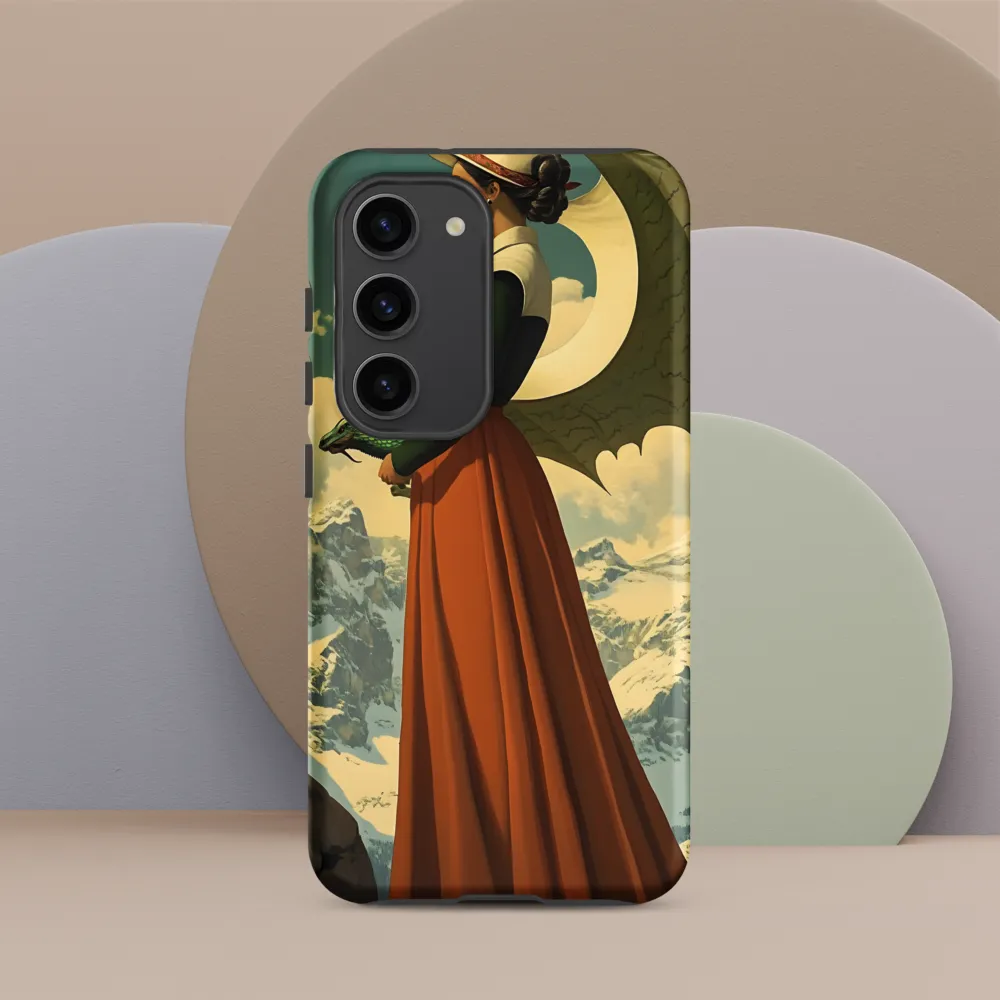 Mystic Harmony: The Dragon Keeper | Phone Case |  S23 | Tough Case | Matte