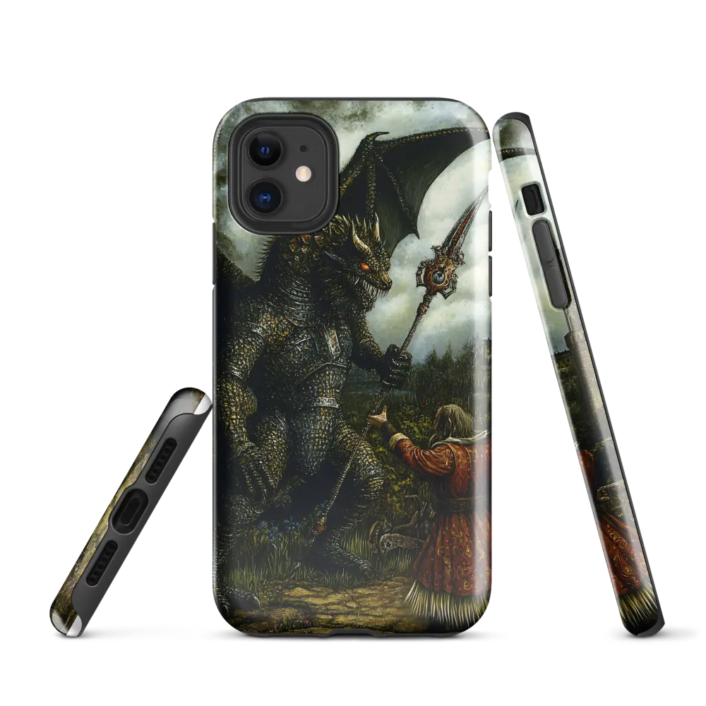 The Confrontation: Dragon vs. Wizard | Phone Case |  11 | Tough Case | Glossy